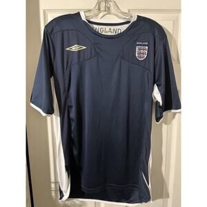 Vtg/Y2K Umbro England Football Training Kit Soccer Jersey World Cup Sz L